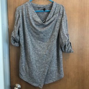 Gray Nursing Sweater